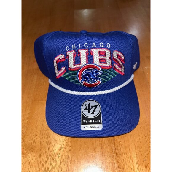 NEW Chicago Cubs '47 Hitch Adjustable Blue Rope Baseball Cap MSRP $44.99 - Picture 1 of 4